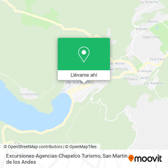 Mapa de Excursiones-Agencias-Chapelco Turismo
