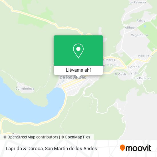 Mapa de Laprida & Daroca