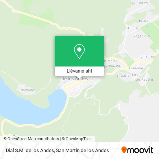 Mapa de Dial S.M. de los Andes