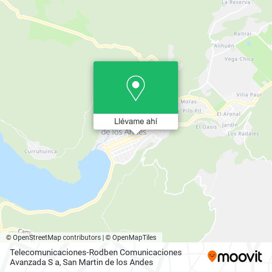 Mapa de Telecomunicaciones-Rodben Comunicaciones Avanzada S a