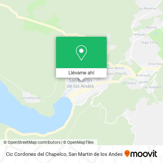 Mapa de Cic Cordones del Chapelco