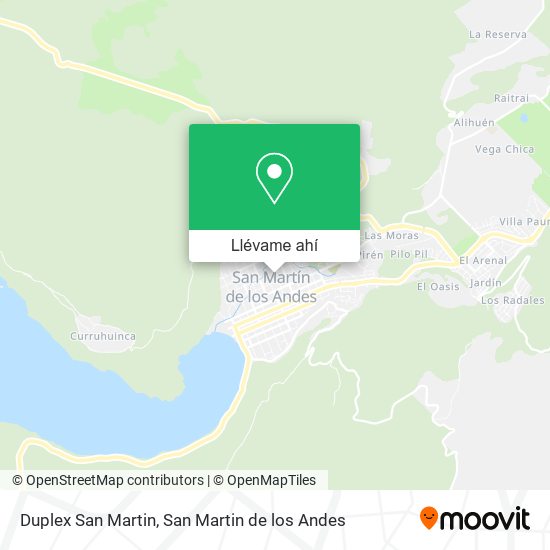 Mapa de Duplex San Martin