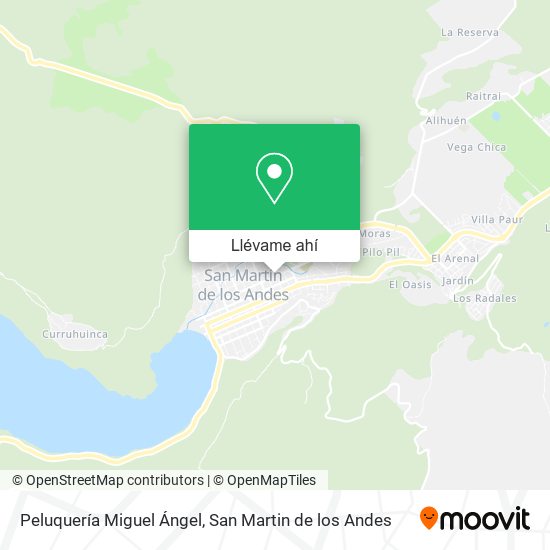 Mapa de Peluquería Miguel Ángel