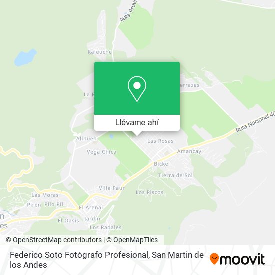 Mapa de Federico Soto Fotógrafo Profesional