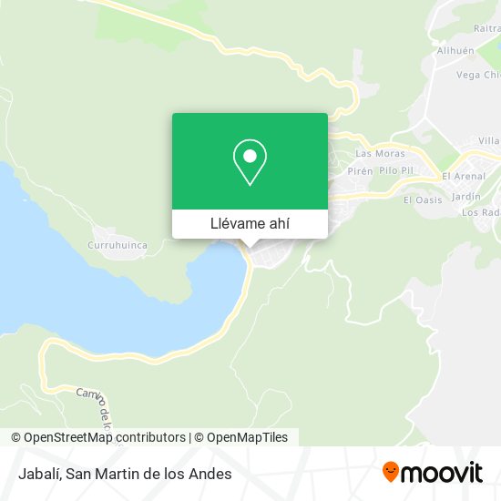 Mapa de Jabalí