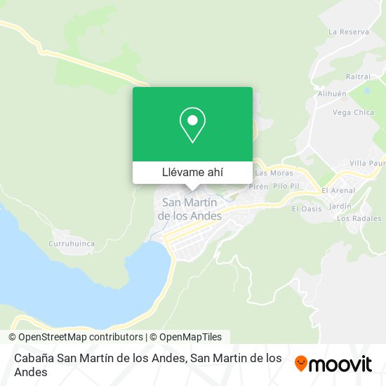 Mapa de Cabaña San Martín de los Andes