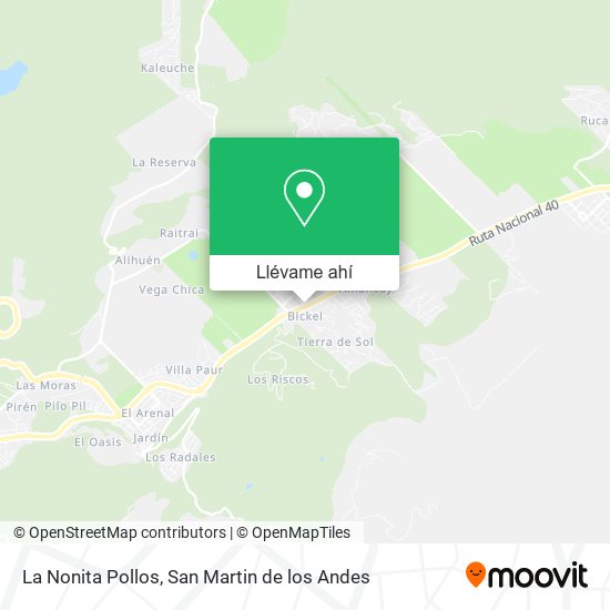 Mapa de La Nonita Pollos