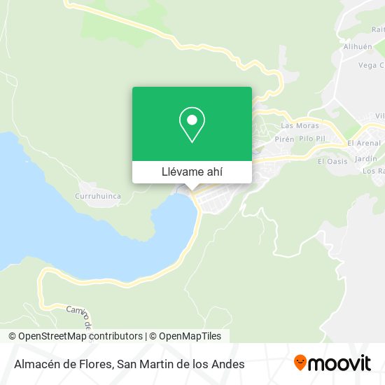 Mapa de Almacén de Flores