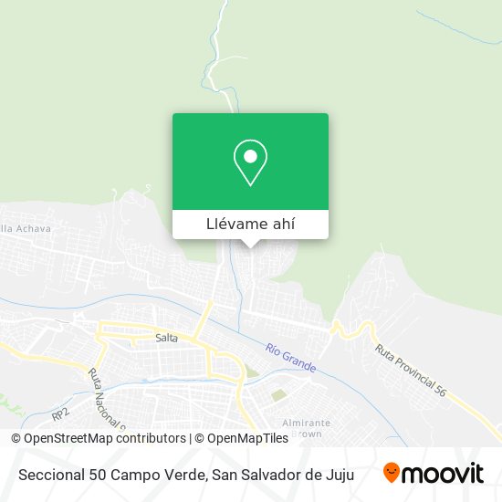 Mapa de Seccional 50 Campo Verde