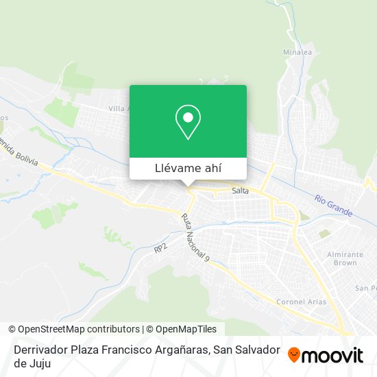 Mapa de Derrivador Plaza Francisco Argañaras