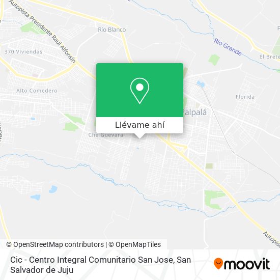 Mapa de Cic - Centro Integral Comunitario San Jose