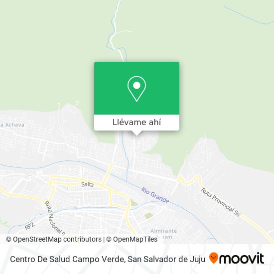 Mapa de Centro De Salud Campo Verde