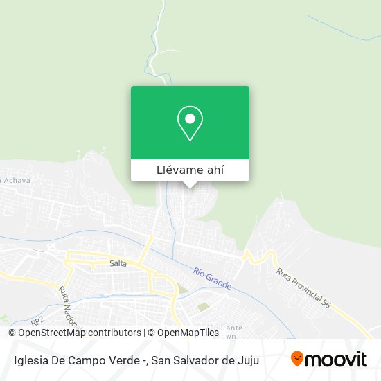 Mapa de Iglesia De Campo Verde -