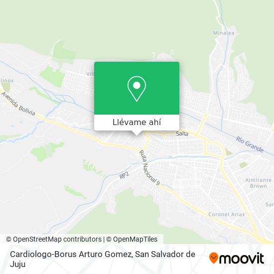 Mapa de Cardiologo-Borus Arturo Gomez