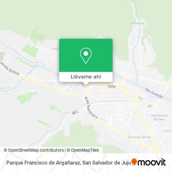 Mapa de Parque Francisco de Argañaraz