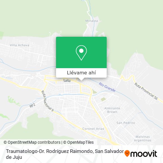 Mapa de Traumatologo-Dr. Rodríguez Raimondo