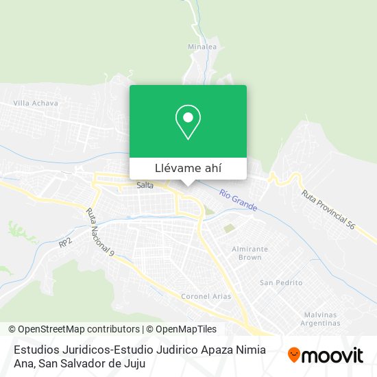 Mapa de Estudios Juridicos-Estudio Judirico Apaza Nimia Ana