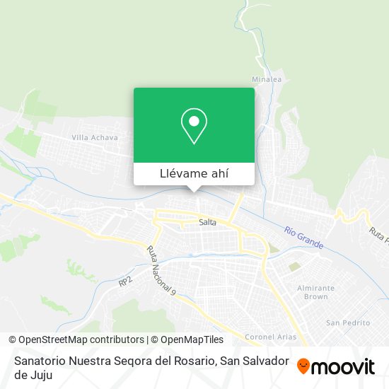 Mapa de Sanatorio Nuestra Seqora del Rosario