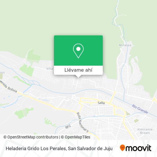 Mapa de Heladeria Grido Los Perales