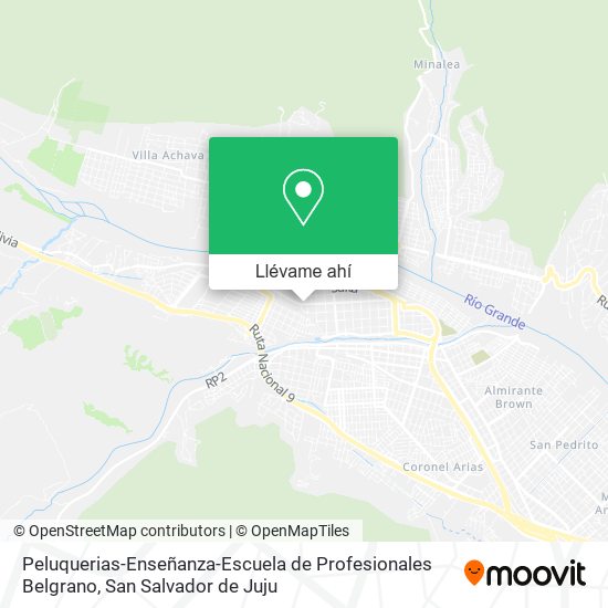 Mapa de Peluquerias-Enseñanza-Escuela de Profesionales Belgrano
