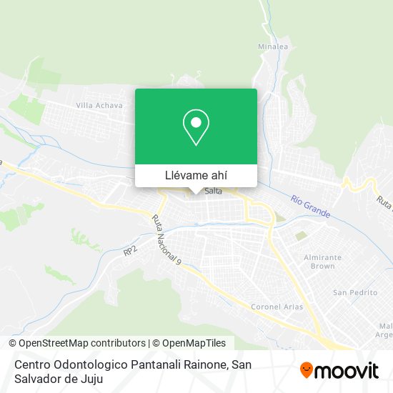 Mapa de Centro Odontologico Pantanali Rainone