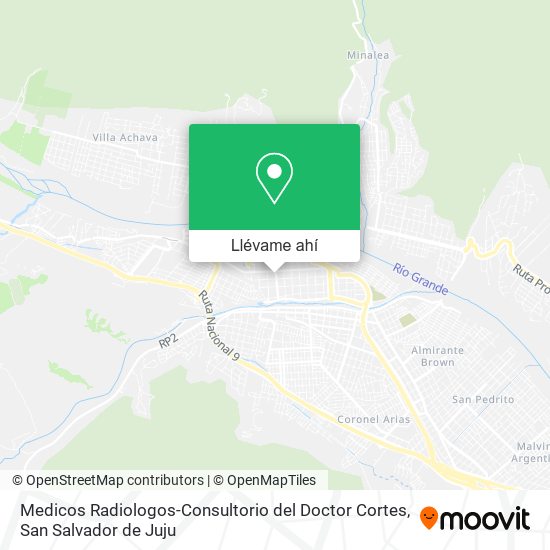 Mapa de Medicos Radiologos-Consultorio del Doctor Cortes