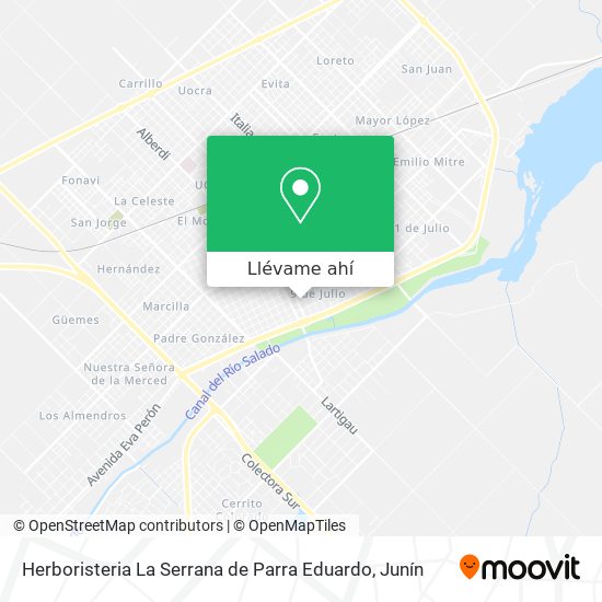 Mapa de Herboristeria La Serrana de Parra Eduardo
