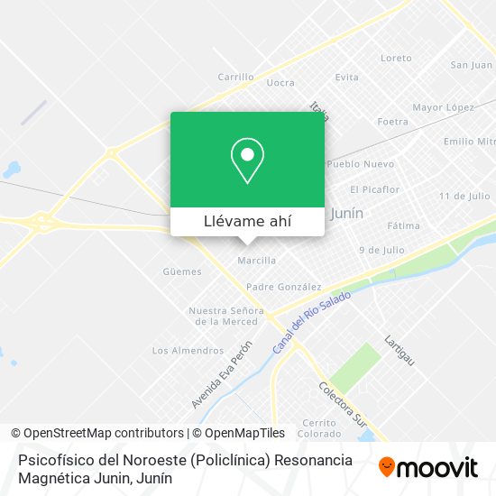 Mapa de Psicofísico del Noroeste (Policlínica) Resonancia Magnética Junin