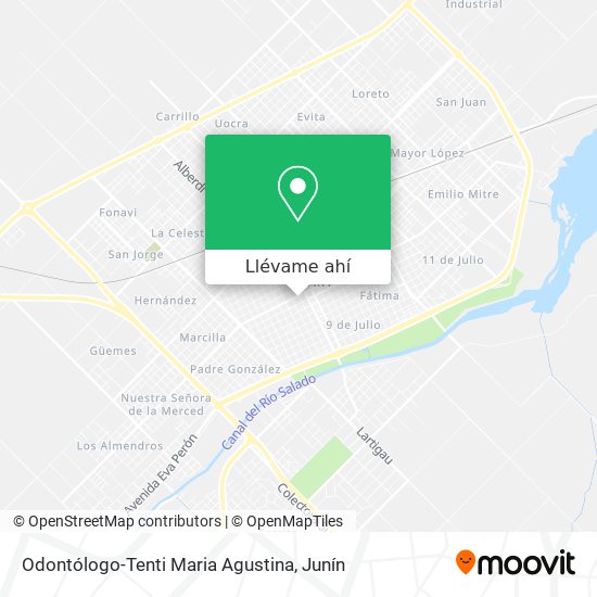 Mapa de Odontólogo-Tenti Maria Agustina