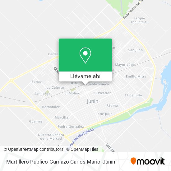 Mapa de Martillero Publico-Gamazo Carlos Mario