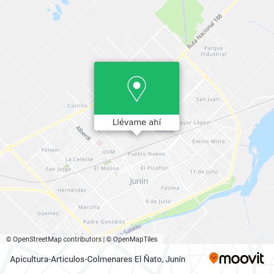 Mapa de Apicultura-Articulos-Colmenares El Ñato