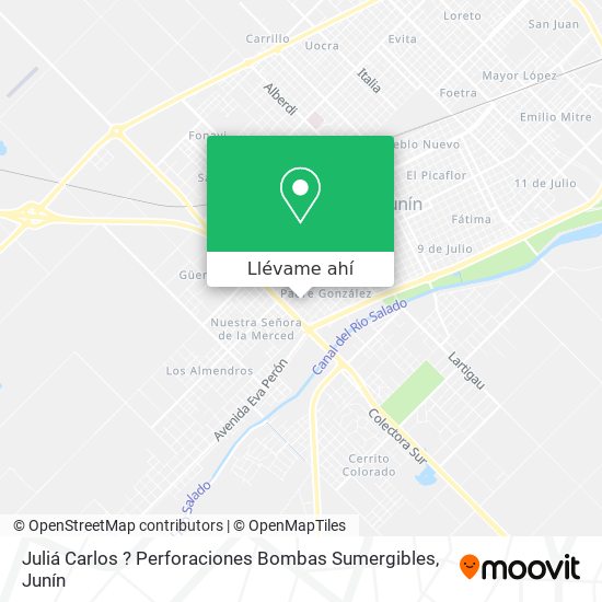 Mapa de Juliá Carlos ? Perforaciones Bombas Sumergibles