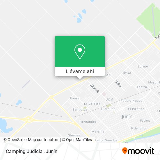 Mapa de Camping Judicial