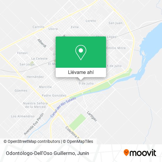 Mapa de Odontólogo-Dell'Oso Guillermo