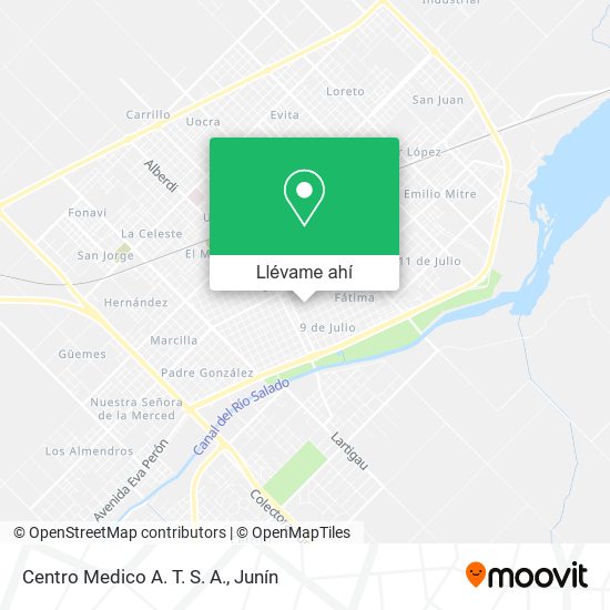 Mapa de Centro Medico A. T. S. A.