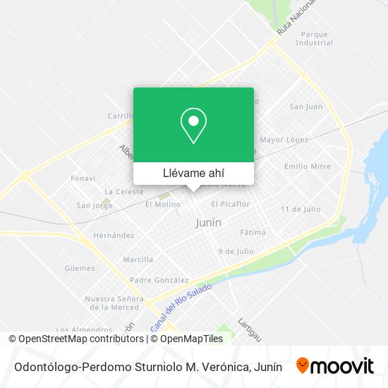 Mapa de Odontólogo-Perdomo Sturniolo M. Verónica