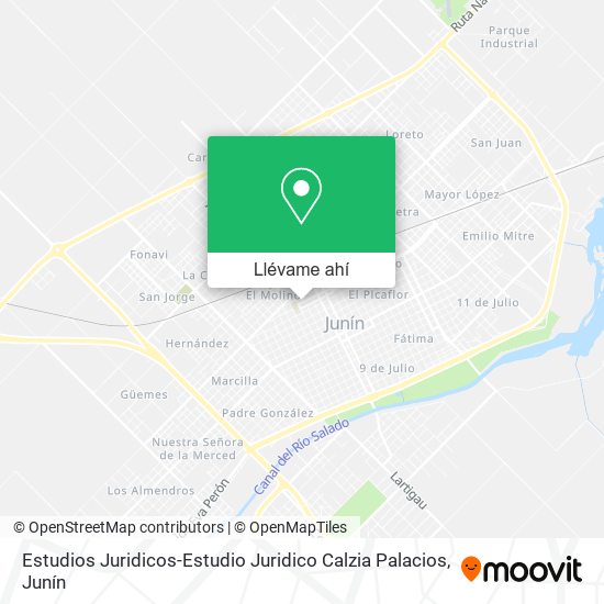Mapa de Estudios Juridicos-Estudio Juridico Calzia Palacios