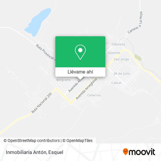 Mapa de Inmobiliaria Antón