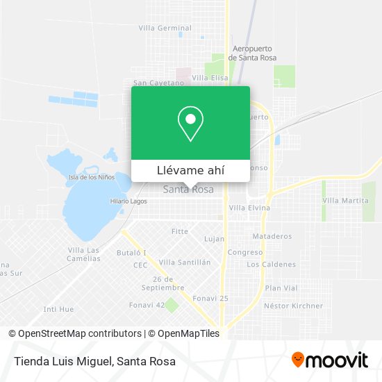 Mapa de Tienda Luis Miguel