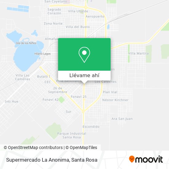 Mapa de Supermercado La Anonima