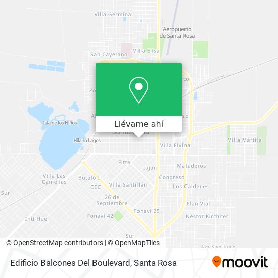 Mapa de Edificio Balcones Del Boulevard