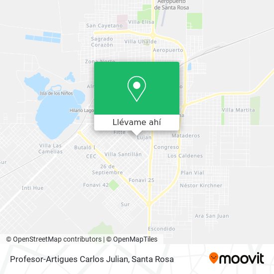 Mapa de Profesor-Artigues Carlos Julian