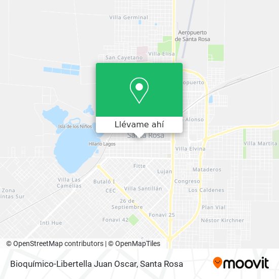 Mapa de Bioquímico-Libertella Juan Oscar