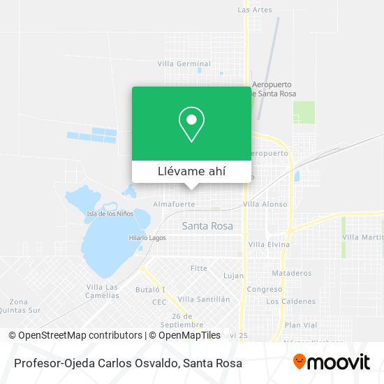 Mapa de Profesor-Ojeda Carlos Osvaldo