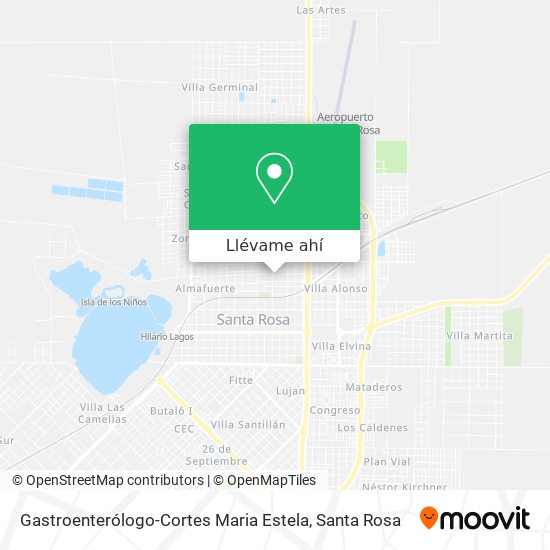 Mapa de Gastroenterólogo-Cortes Maria Estela