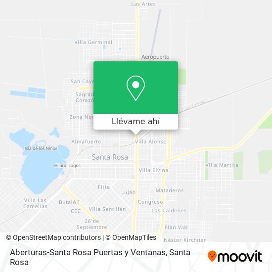 Mapa de Aberturas-Santa Rosa Puertas y Ventanas