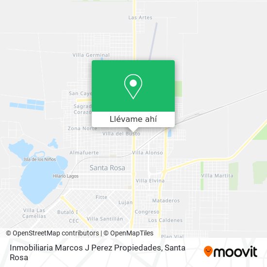 Mapa de Inmobiliaria Marcos J Perez Propiedades