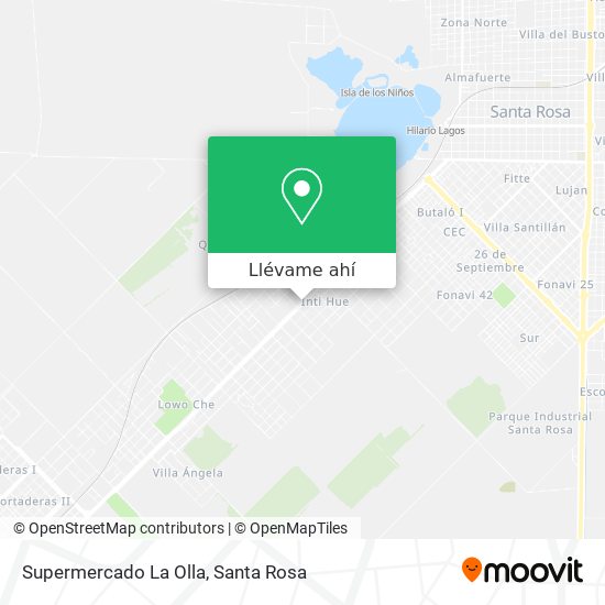 Mapa de Supermercado La Olla