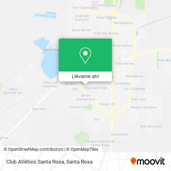 Mapa de Club Atlético Santa Rosa