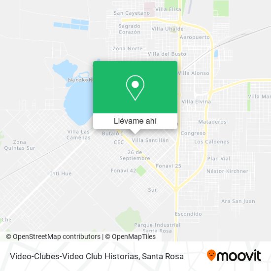 Mapa de Video-Clubes-Video Club Historias